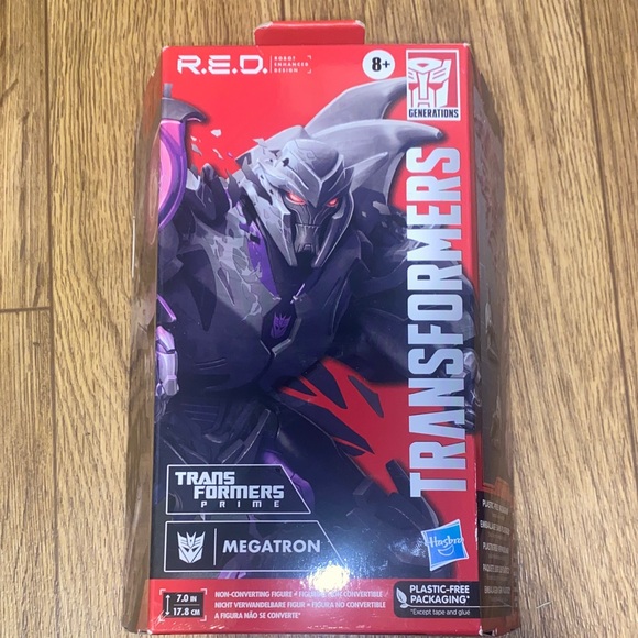NIB Hasbro Transformers Megatron in Red and Purple Box - Picture 1 of 2